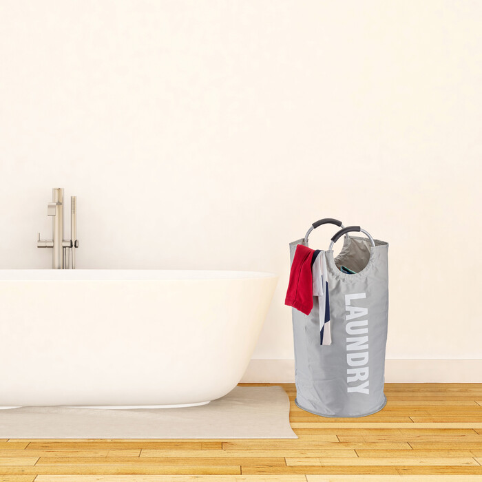 Relaxdays Foldable Laundry Basket with Handles