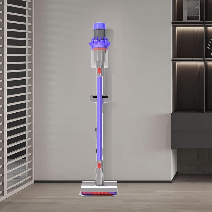 OUTBROS Vacuum Cleaner Stand Compatible with Dyson V15 V12 V11 V10 V8 V7-DC30 DC31 DC34 DC35 Floor Stand, Universal Vacuum Cleaner Stand, Black