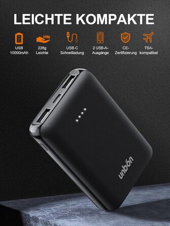 UNBON Грівальна жилетка для чоловіків, флісова жилетка з підігрівом, Powerbank 10000mAh, USB, 3 режими нагріву, 6 зон нагріву, чорний