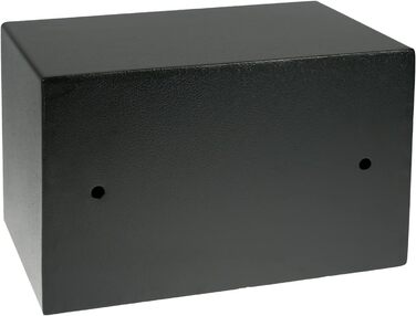 Меблевий сейф HMF 49200-02 Safe Tresor з ключем, чорний, 31x20x20 см