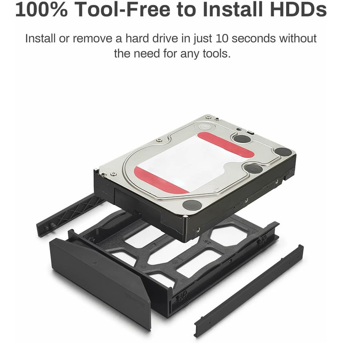 Зовнішній корпус для двох HDD/SSD накопичувачів Terramaster D2-320, USB 3.2 Gen 2, 10Gbps (Diskless)