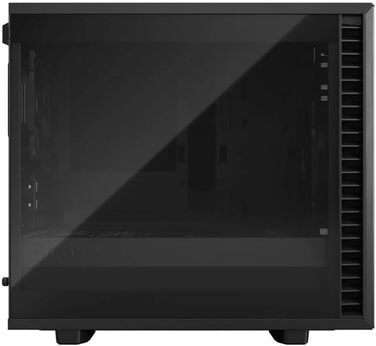 Корпус для ПК Fractal Design Define 7 Nano Black - Mini ITX, затишний, з LED підсвіткою та скляною панеллю