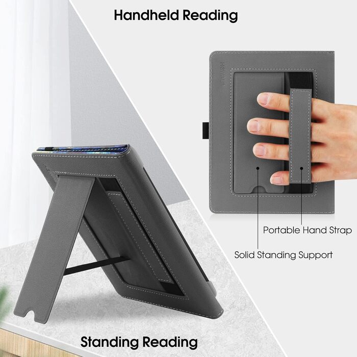 Чохол для eReader 6 дюймів: Kindle, Kobo, Tolino, Pocketbook, Sony. Чохол-підставка з петлею. Зіркове небо