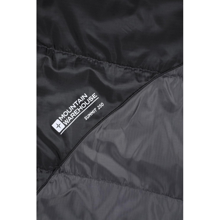 Сплячий мішок Mountain Warehouse Summit 250 - 3/4 сезону, ізольований, мішкоподібний, блакитно-зелений, для кемпінгу та трекінгу