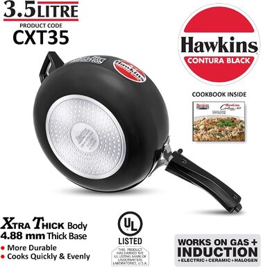 Скороварка HAWKINS 3,5 л, нержавіюча сталь, срібляста