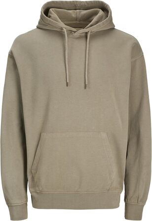 Світшот чоловічий JACK & JONES однотонний, колір Silver Sage (S)