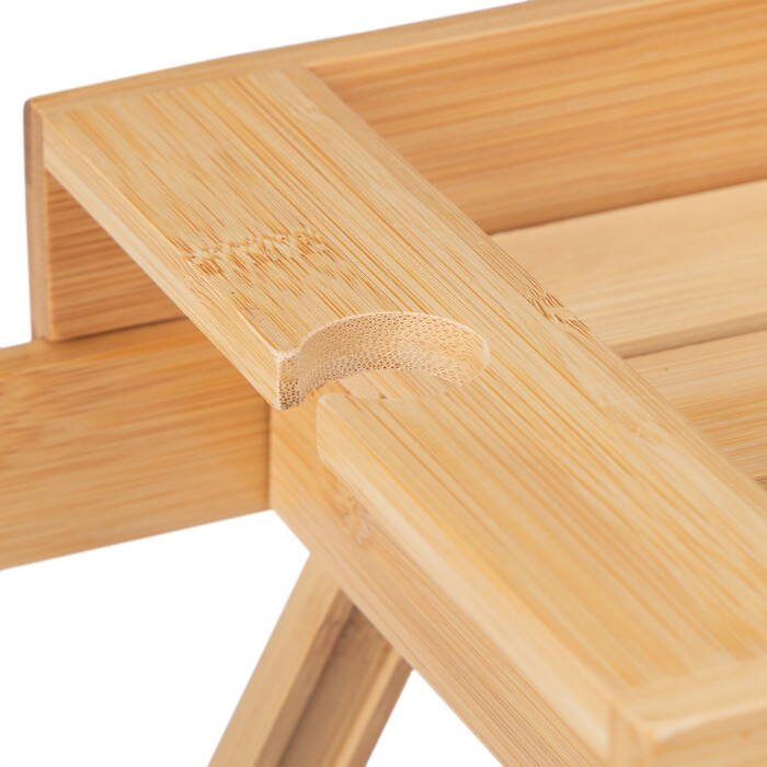 Relaxdays Extendable Bathtub Shelf with Feet
