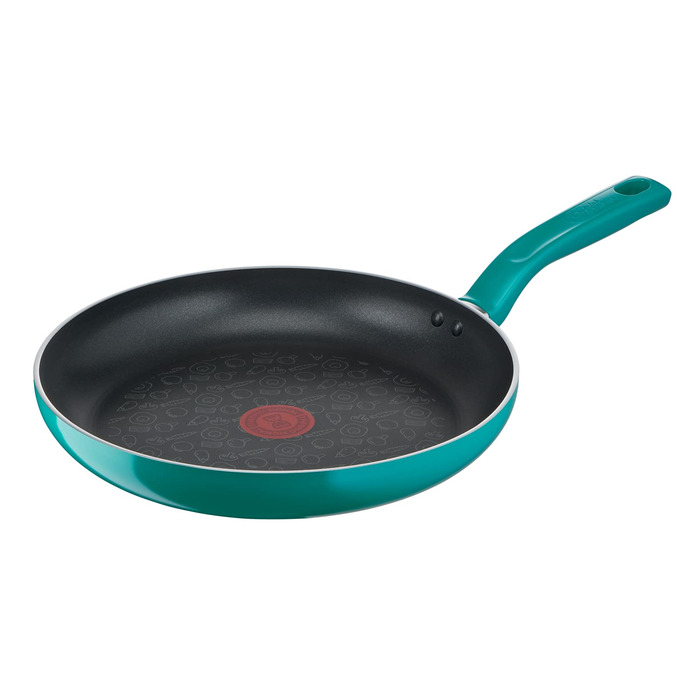 Сковорода Tefal Chefclub 28 см з антипригарним покриттям Titanium, індукційна, з індикатором нагріву Thermo-Signal, зелена