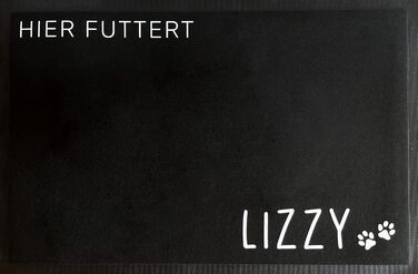 Підставка під миску для тварин з іменем | Килимки для собак та домашніх тварин | Різні розміри | Нековзні | Фетрова поверхня | Годівниця (35x50 см)