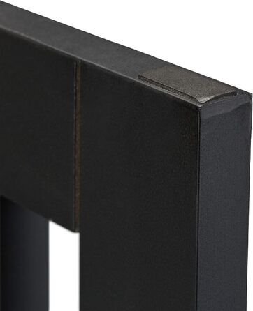 Захисний забірчик для собак Relaxdays, самостійний, 60 x 204 см, чорний, MDF, розкладний