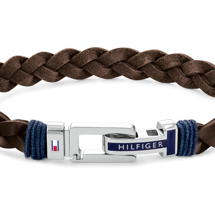 Браслет шкіряний чоловічий Tommy Hilfiger плетене коричневий 2790309