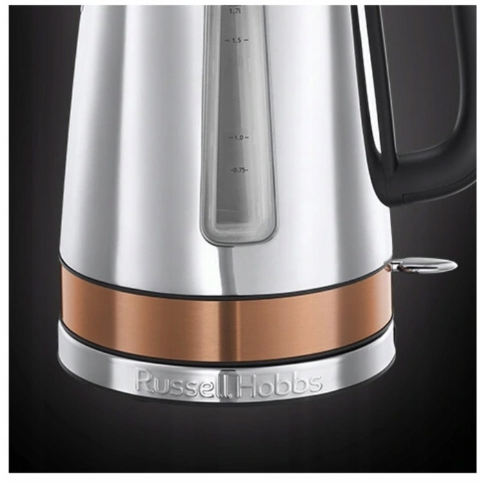 Електричний чайник Russell Hobbs 24280-70, 2400 Вт, 1,7 л, сріблястий/сірий