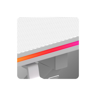 Ігровий стіл Huzaro Hero 1.7 RGB White