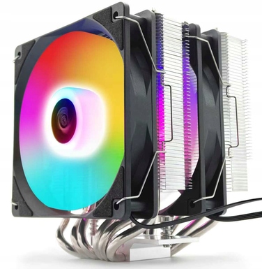 Система охолодження процесора PWM ARGB 240W для AMD та Intel LGA 1700/AM5, 6 теплових трубок