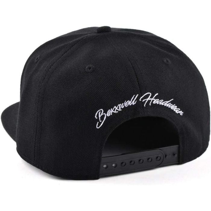 Чорна кепка Snapback з хрестом (унісекс, оптимальна посадка)