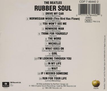The Beatles Rubber Soul [Вінілова платівка LP] - Оригінальний вініл