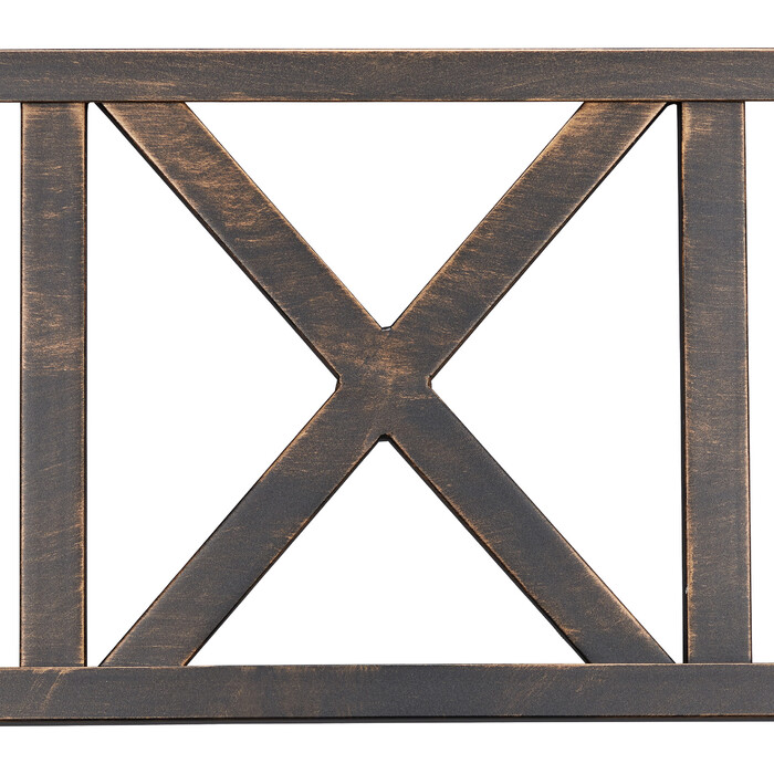 Relaxdays Metal Garden Bench