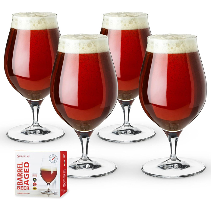 Набір келихів Spiegelau для крафтового пива Barrel Aged (4 шт., 0,5 л, кришталеве скло)