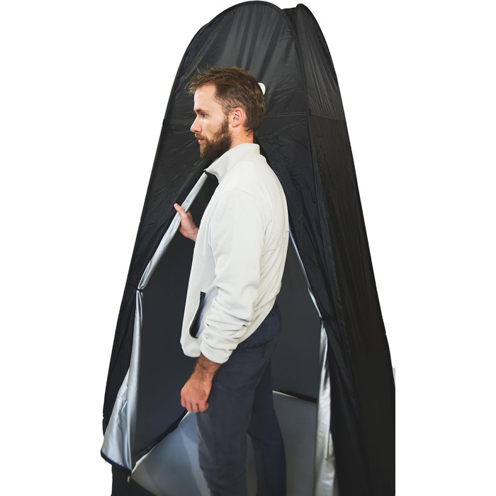 BOXIO Намет для душу/туалету: мобільний намет для кемпінгу 2x1м. Ідеально для вантажівки, кемпінгу та фестивалів