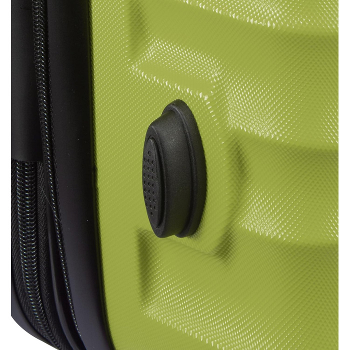Набір валіз DMS® 7-елементів: 3 валізи (M/L/XL) з ABS-пластику, 360° колеса, кодовий замок + 4 чохли для одягу. Легкий, міцний, розширюваний, для подорожей та бізнесу (світло-зелений)