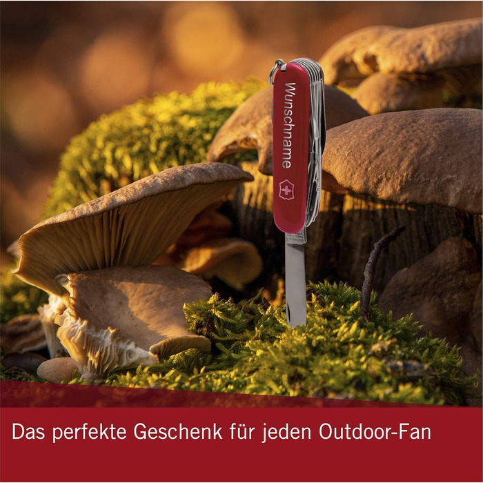 Швейцарський ніж Victorinox Huntsman з гравіюванням | Подарунок для чоловіків | Ювілей | 15 функцій