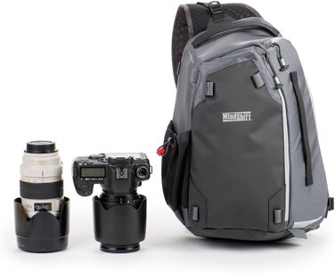 MindShift Photo Cross 13 Carbon Grau - фотосумка, 1.1 літра, сіра
