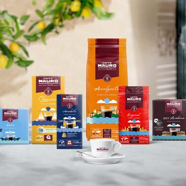 Кава в зернах Caffè Mauro Amabile, середній обсмаження, Італія, 1 кг (набір 2 шт)