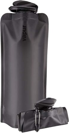 Eclipse plastic water bottle, reusable, foldable/rollable