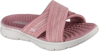 Сандалі жіночі Skechers Go Walk Flex Impressed Mauve 40 EU текстиль
