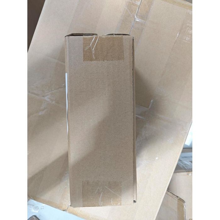 Скляна ваза 22,9 см блакитно-зелена, ручної роботи, сучасний дизайн, для квітів та декору, ідеально для дому та офісу