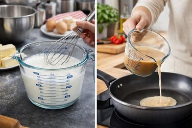 Набір контейнерів для зберігання продуктів Visario Glas 20 шт (10 контейнерів + 10 кришок) 1040 мл (5 шт) + 370 мл (5 шт) | Скло Borosilicate | Герметичні, не протікають | Без BPA | Для мікрохвильовки, духовки та посудомийної машини