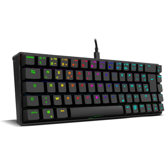 Ozone Gaming Gear Double TAP: Клавіатура + Миша для ігор, RGB підсвітка, AVAGO сенсор, 4000 DPI