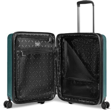 REDOLZ Trolley великий, жорсткий, 52x34x77 см, розширюється до 140 л, 4.4 кг, Pearl-green Metallic, ручна поклажа