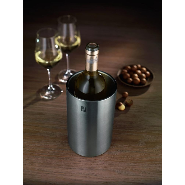 ZWILLING Sommelier, double-walled wine cooler, 21.6 x 11 x 19 cm, Silver