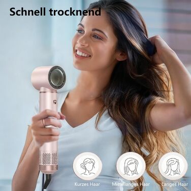 Фен-щітка 5 в 1 для волосся, Airstyler з феном, для створення об'єму та локонів, рожевий, з Європейською вилкою