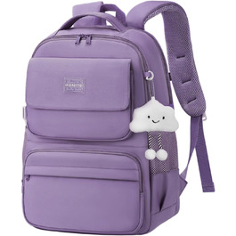 Шкільний рюкзак FIORETTO для підлітків та дівчат: 25L, водонепроникний, з відділенням для ноутбука 15.6