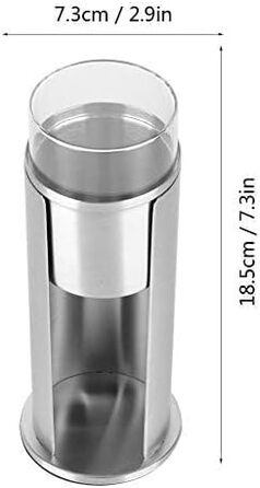 Спондисер для ватних дисків з кришкою, тримач для ватних паличок, контейнер для вати, органайзер для косметики з нержавіючої сталі