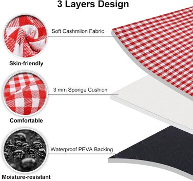 Ben & Bel Water/Sand/Dirt-Repellent Picnic Blanket with PU Handle, for Outdoor Use, Dark Green, Square, 150 x 200 cm, XL (04)