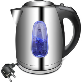 Електрочайник EXTRASTAR з нержавіючої сталі, 1.7 л