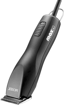 Професійна машинка для стрижки волосся Wahl Max 50+ Moser Rotschopf24 Edition з 2 металевими насадками та сумкою Rotschopf24. Краща за Moser Max 45+50!