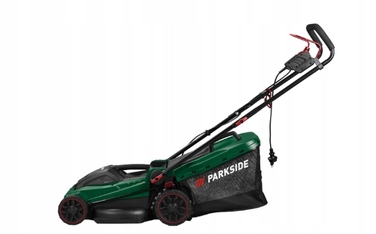 Електрична газонокосарка Parkside PERM 1500 A1, 1500 Вт, місткість 40 л, ширина зрізу 36 см