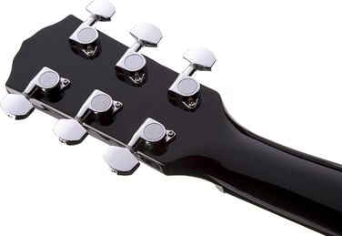 Акустична гітара Fender CD-60 Dreadnought V3 DS, чорний колір, палісандровий гриф, для правшів, з безкоштовними онлайн-уроками Fender Play