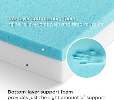 BEDSURE Orthopedic Dog Bed - Large Dogs - 89x56x8cm Washable Dog Bed with 2 in 1 Memory Foam, Cozy Dog Mat Dog Mattress, (L 89 x W 56 x H 8 cm, Black)