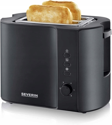 Тостер Severin AT 9552, чорний, 800 Вт