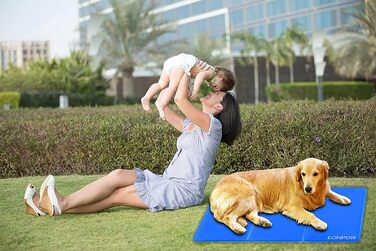 EONPOW Dog Cooling Mat, Cooling Mat for Dogs Pet Cooling Mat Non-Toxic Gel Self-Cooling Pad and Cat Cooling Pads XL(75*120cm)