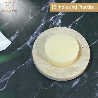 Нержавійна миска для мила Naturmarmor з темного коричневого кольору, прямокутна, 12x9 см. Підставка для мила з вапняку, сучасний тримач для мила, підставка для мила для душу, тримач для мила для ванної кімнати, кухні