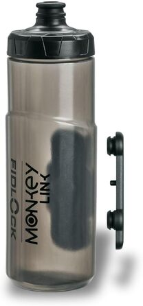 MonkeyLink MonkeyBottle Large Water Bottle 600 ml with Magnetic Mounts (1x Bottle, 1x BottleMount, 1x BikeMount)