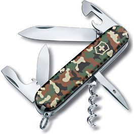 Швейцарський ніж Victorinox Spartan, мультитул, армійський ніж з 12 функціями, камуфляж