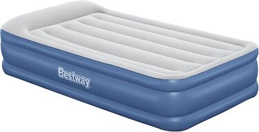 Надувний матрац Bestway TriTech Vento XL з електронасосом 191x97x46 см, синій