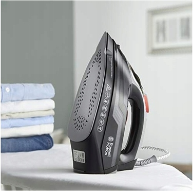 Потужна керамічна праска Russell Hobbs PowerSteamUltra 3100W Strażak